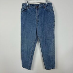 Levi's 550 Relaxed Fit Tapered Leg Medium Wash Denim Jeans 16 Long Tall